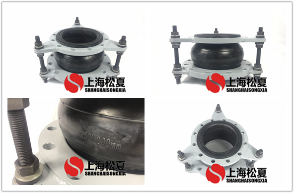 DN250×200耐高压型同心变径橡胶软接头 DN250×200耐高压型同心变径橡胶软接头